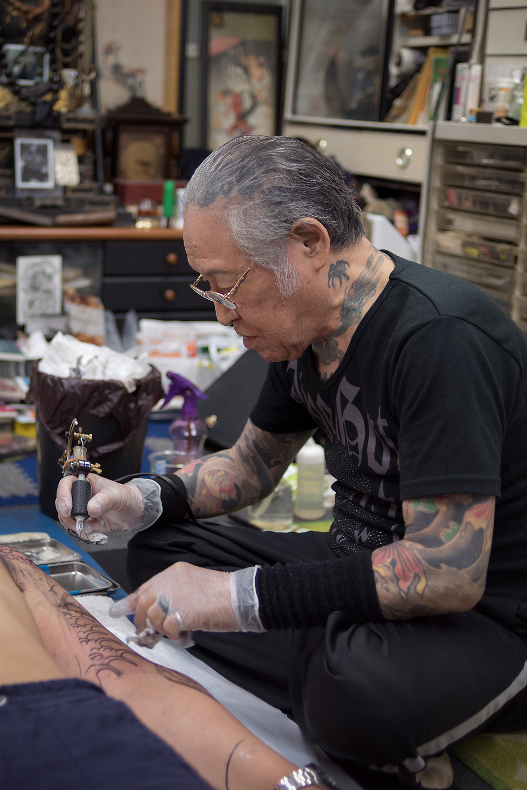 三代目彫よし – Horiyoshi III – Stéphane Bureau du Colombier