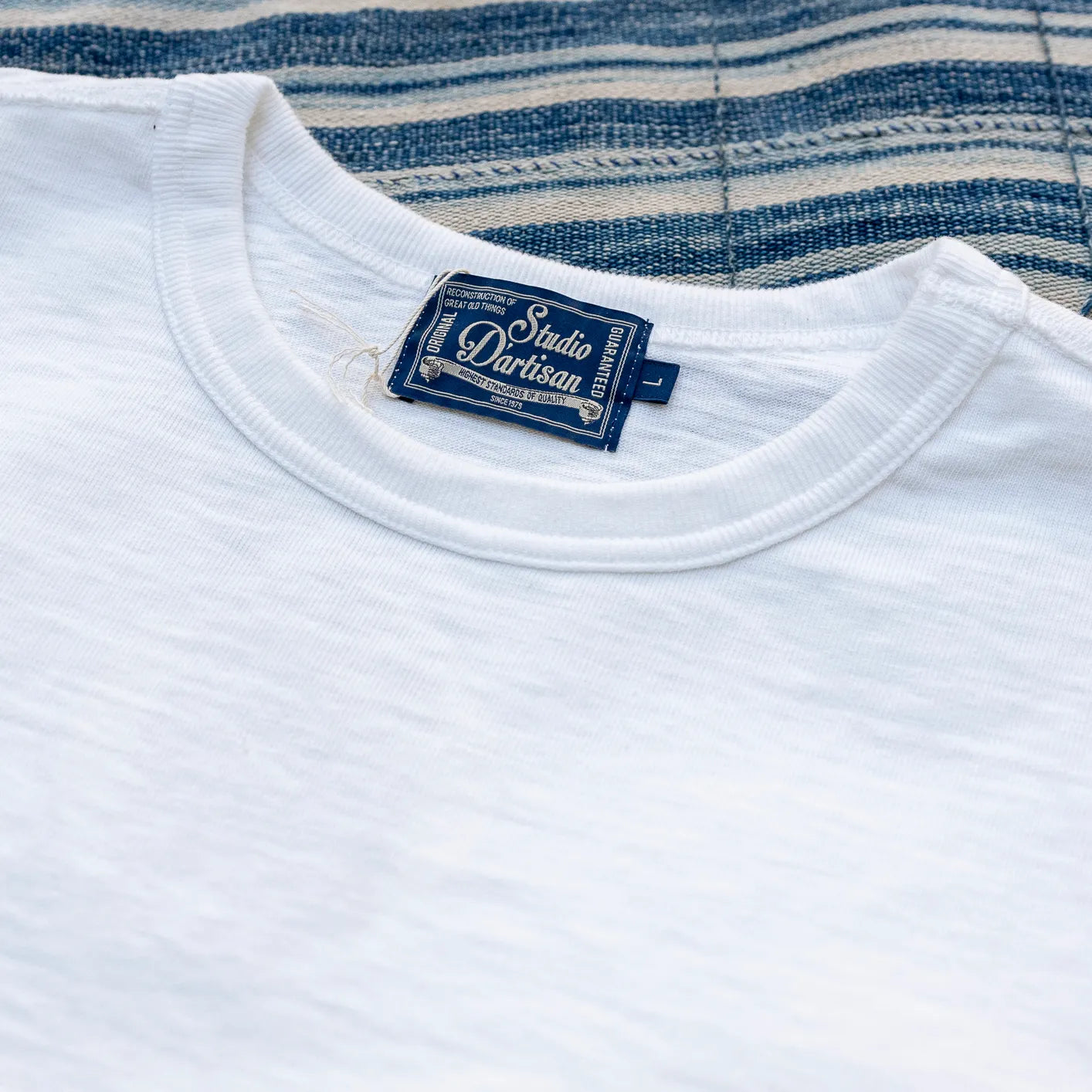 Studio Dartisan Ishikawadai T-Shirt - 1953 Loopwheel Tee - White