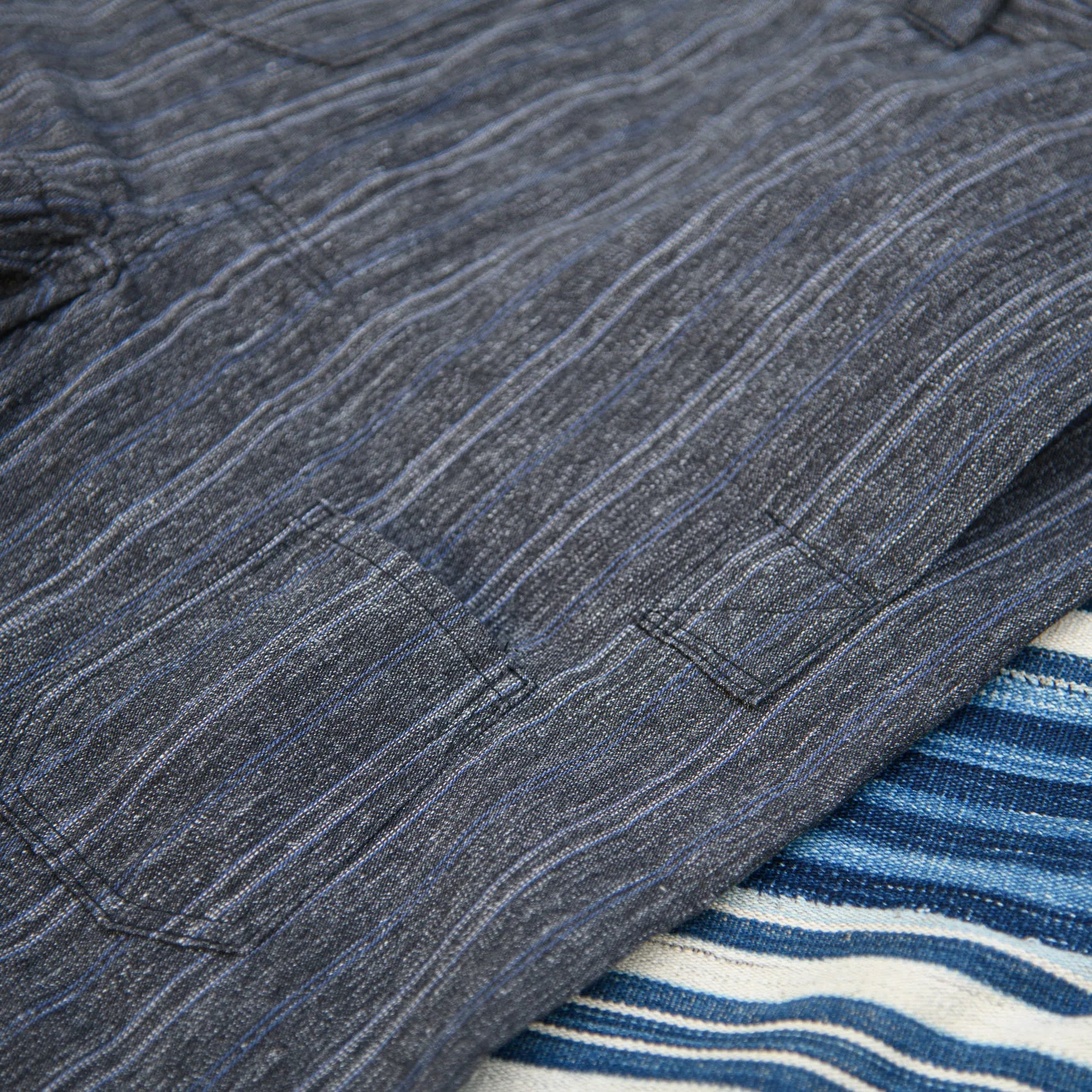 Warehouse x John Gluckow Lot JG-01 - 1910s Stripe Work Pants Japan