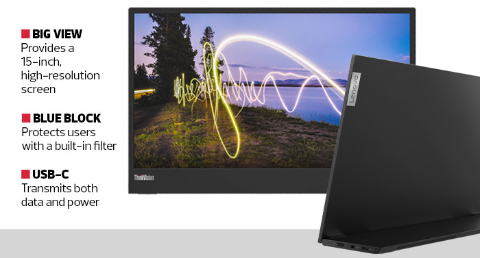 Lenovo Portable Monitor Review: ThinkVision M15 | StateTech Magazine