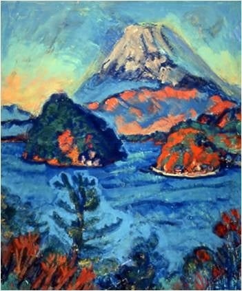 梅原龍三郎『富士山図』 | ムカデのあだ転び