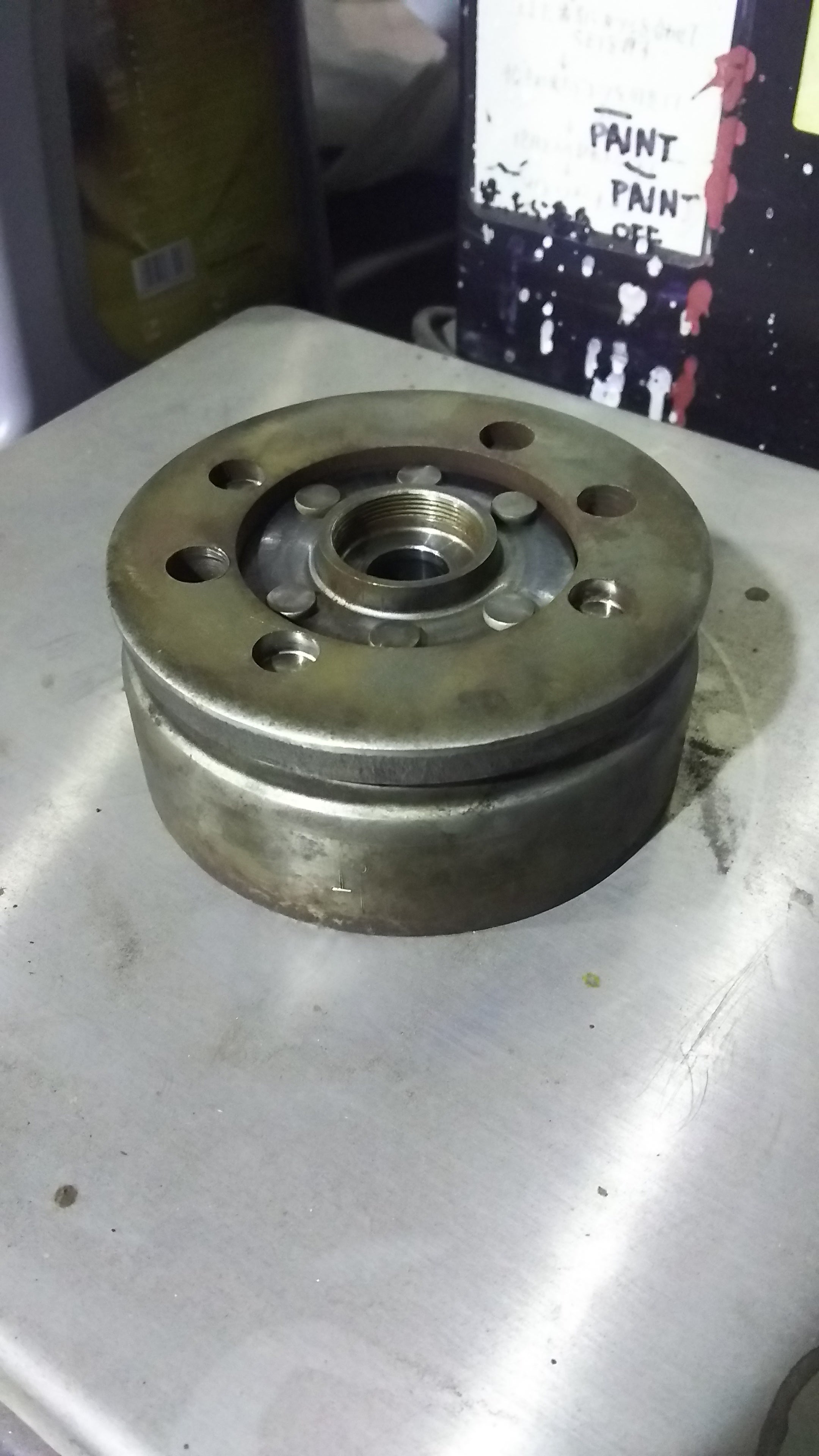 カブのお手軽ローター軽量化 | BIKERSのブログ