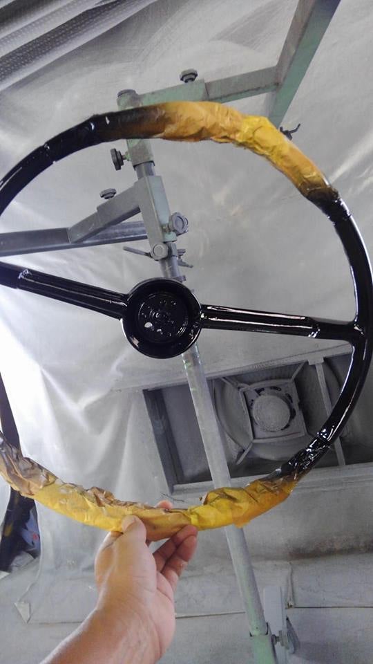 1964年型 インパラクーペ⑱ ステアリングホイールのリビルド後編