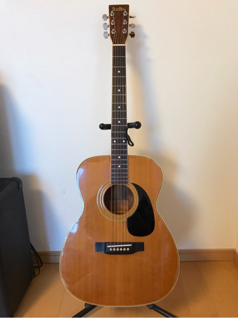 沖縄BLUE BELL F-200 GOTOH星ペグ装備 アコースティックギター 沖縄