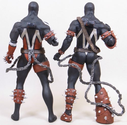 カスタム SPAWN スポーン カラートップス 改造箇所比較＆制作中