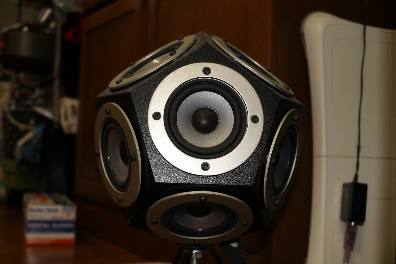 ◇12面体◇dr.three◇ブラックスピーカー 2個セット◇