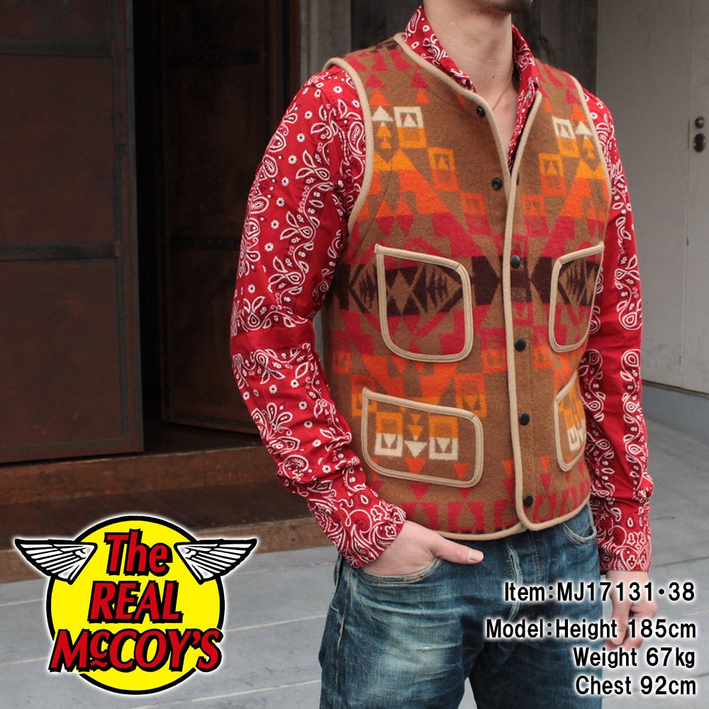 JOE McCOY ネイティブブランケットベストのご紹介です♪ | リアル