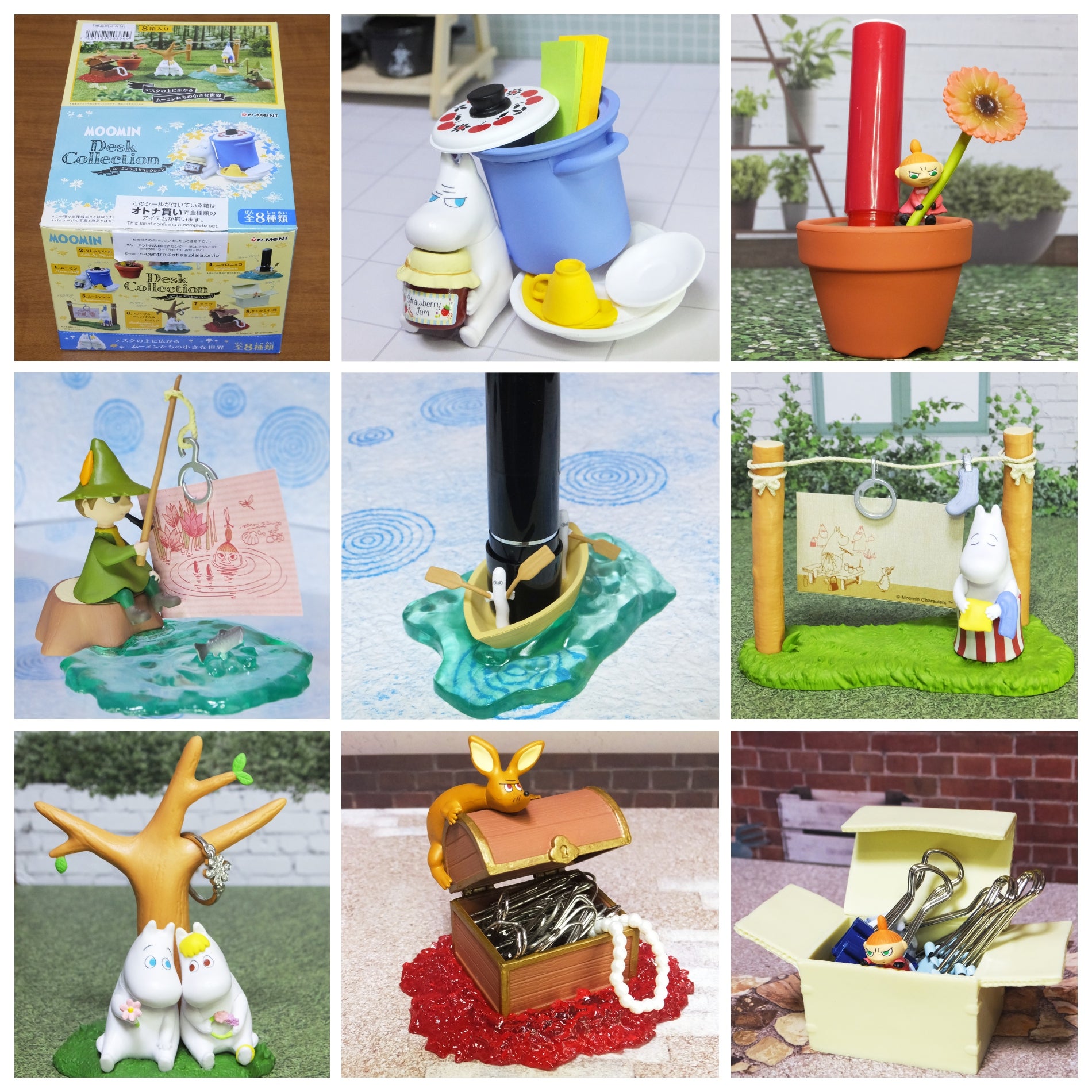レビュー】デスク上にムーミン達がやってきた「ムーミンDeskCollection