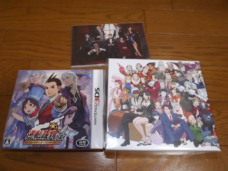 逆転裁判4」コレクターズパッケージ＆「逆転裁判1～6BOX＆POSTCARD