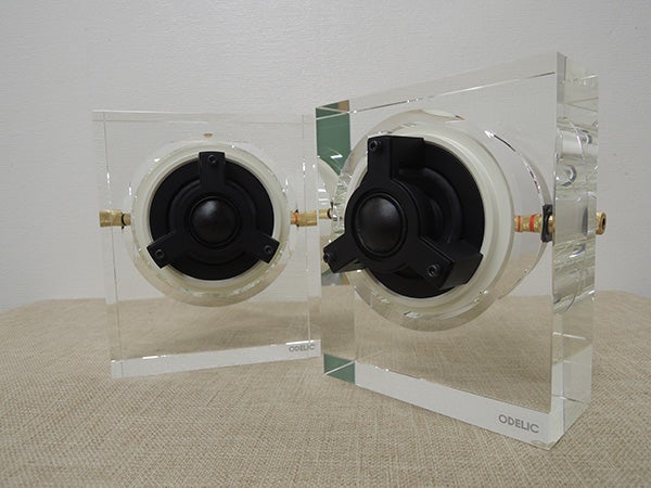 ODELIC×KENWOOD(オーデリック×ケンウッド) ガラススタンドスピーカー(2