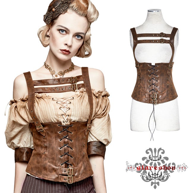 Zb109☆スチームパンク*編上げコルセット | glareshop グレアショップ