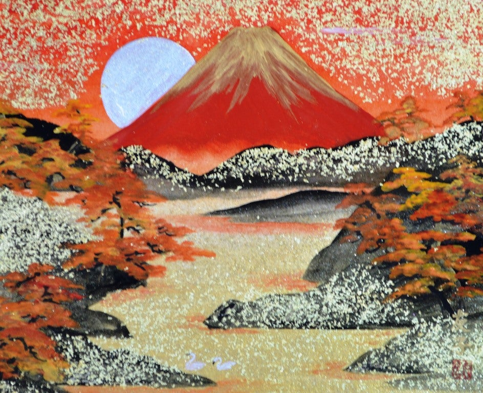 開運絵画 あいはら友子 雪景色 15号 開運絵画 あいはら友子 雪景色 15号