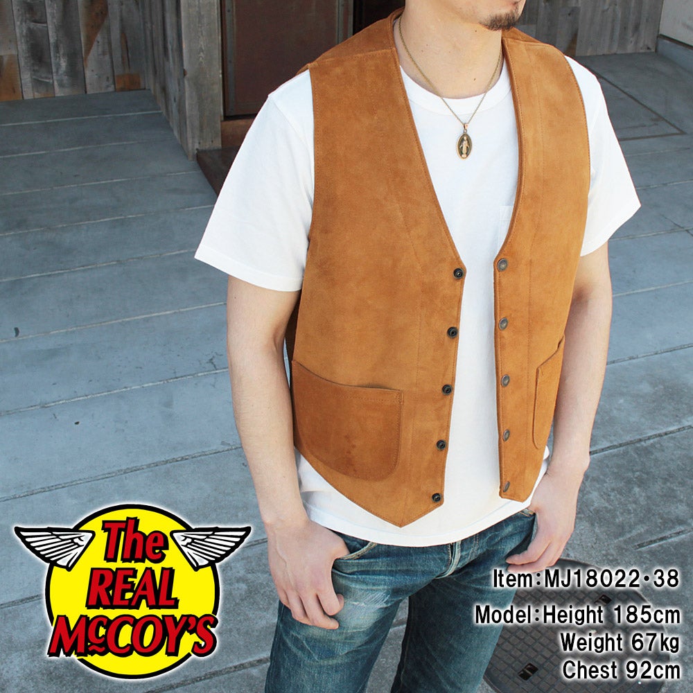 JOE McCOY ラフアウトレザーベストのご紹介です♪ | リアルマッコイズ