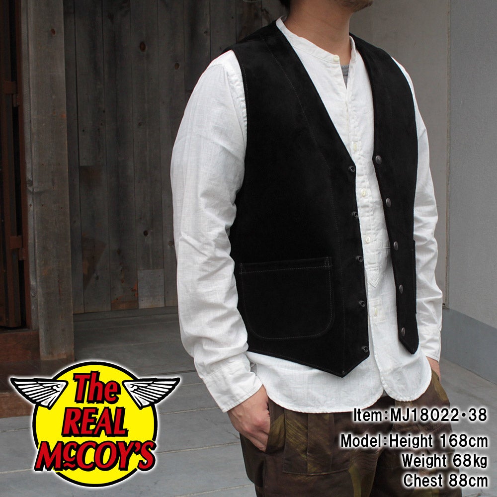JOE McCOY ラフアウトレザーベストのご紹介です♪ | リアルマッコイズ