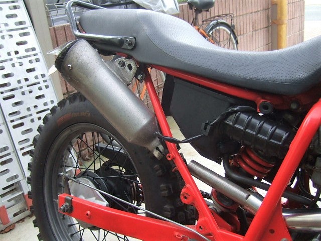 FTR223オフロード仕様に向けて・・・⑩の続き マフラー