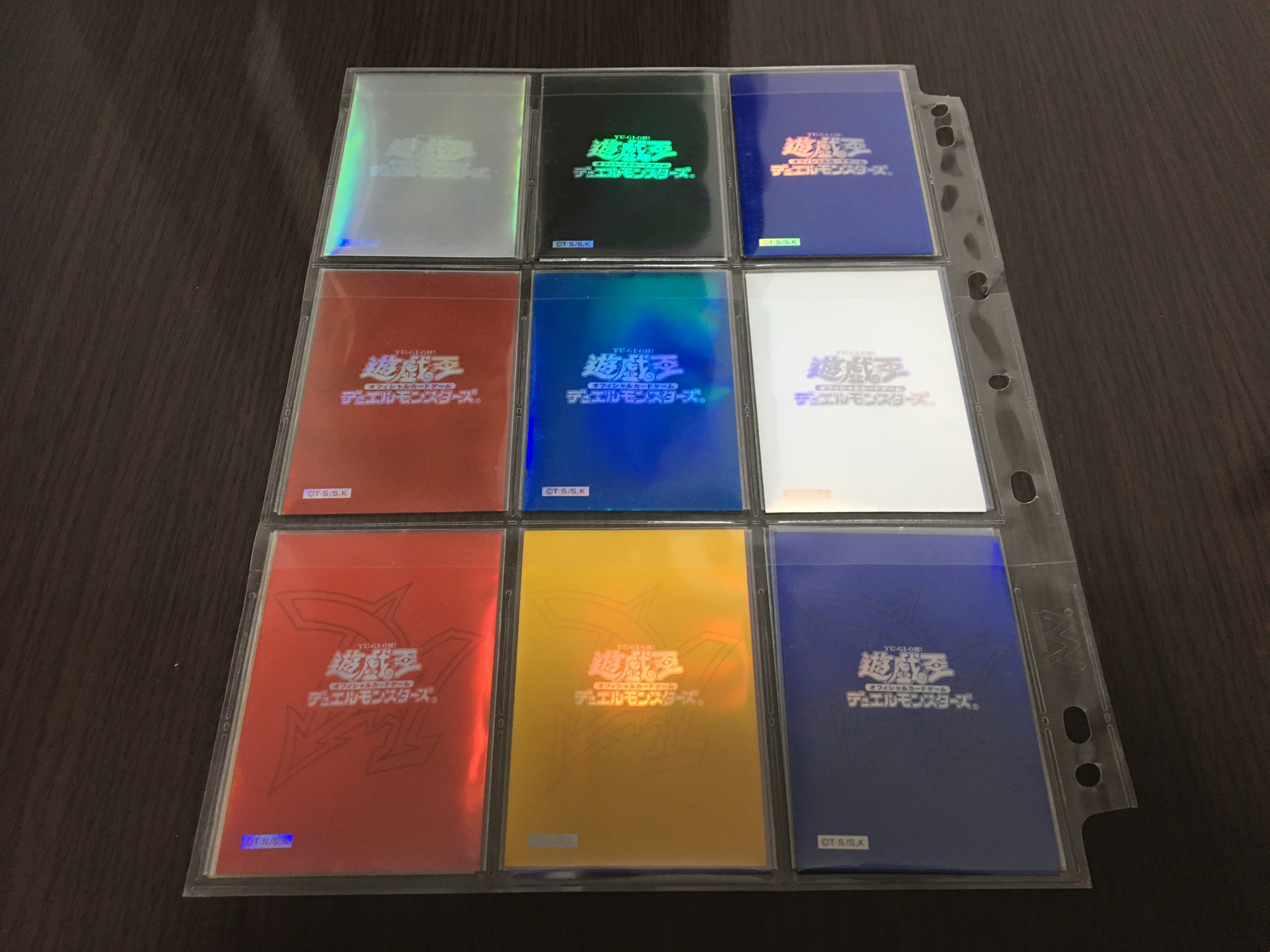 遊戯王 初期ロゴ スリーブ 4種類 遊戯王 初期ロゴ スリーブ 4種類