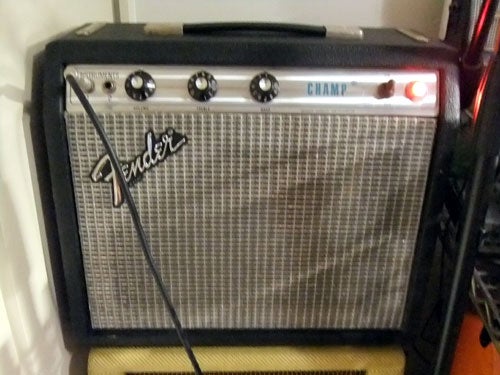 動画up】Fender Champ 銀パネ ヴィンテージアンプ買いました(シルバー