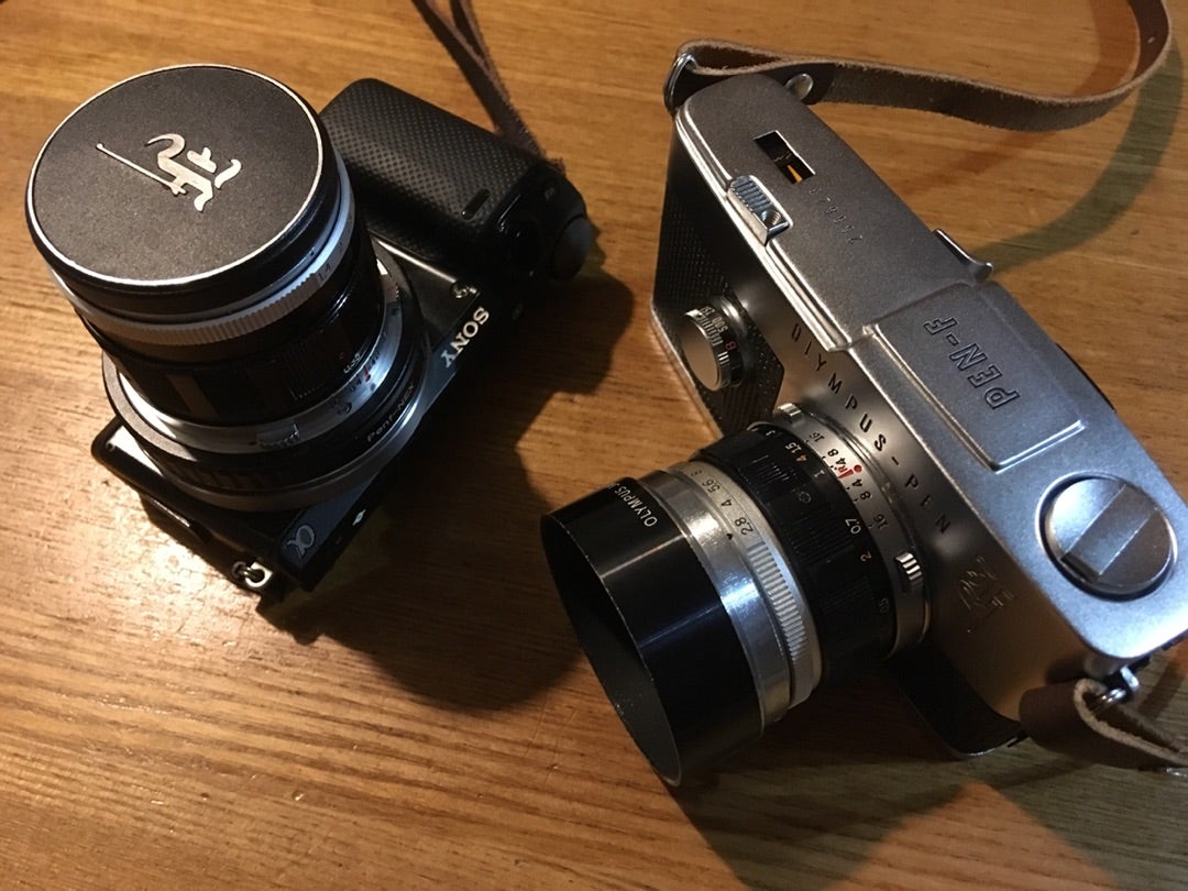 今日の主役は元祖OLYMPUS-PEN F 花文字モデル | 今だからのんびり