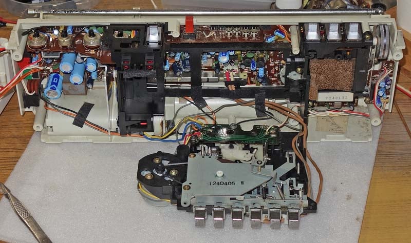 ソニーのラジカセ：ZX-5 | じんけいの修理日記