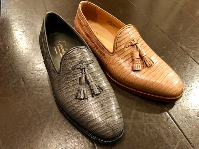 F.LLI Giacometti FG123 リザード ローファー 42 F.lli giacometti