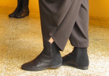 美品』ヨーガンレール サイドゴアブーツ ショートブーツ ブラック