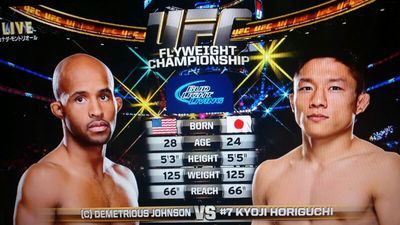 観戦記858 UFC186 UFCフライ級王座戦 デメトリアス