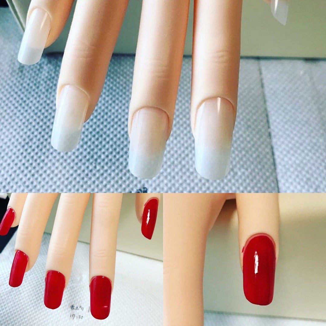 検定練習］赤ポリとハンドくんとの戦い | coronail - ネイル奮闘記 - /aco.