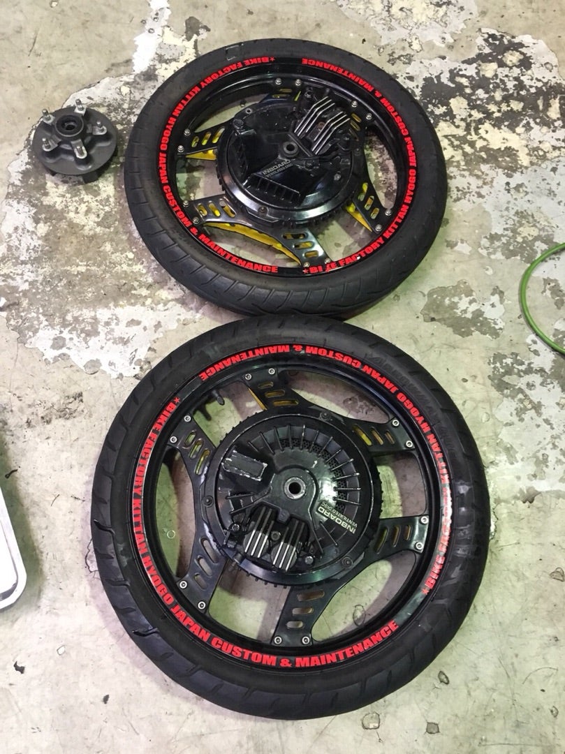 CBX400F ホイールリメイク 絶版 旧車 カスタム レストア テクニカル