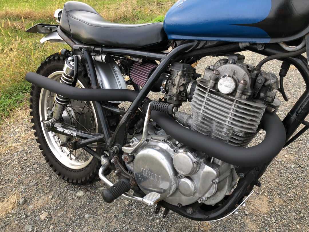 SR400ワンオフアップマフラー完成 | キャンディーのブログ