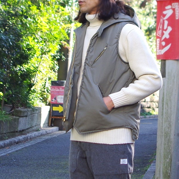 POST O'ALLS(ポストオーバーオールズ) / E-Z CRUZ VEST W/HOOD | ONE`S