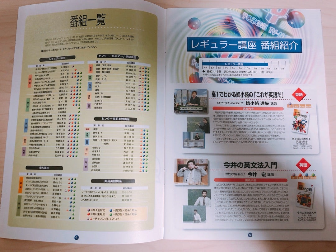 予備校パンフ紹介シリーズ111「99年度/代ゼミTVネット」 | 鈴木悠介