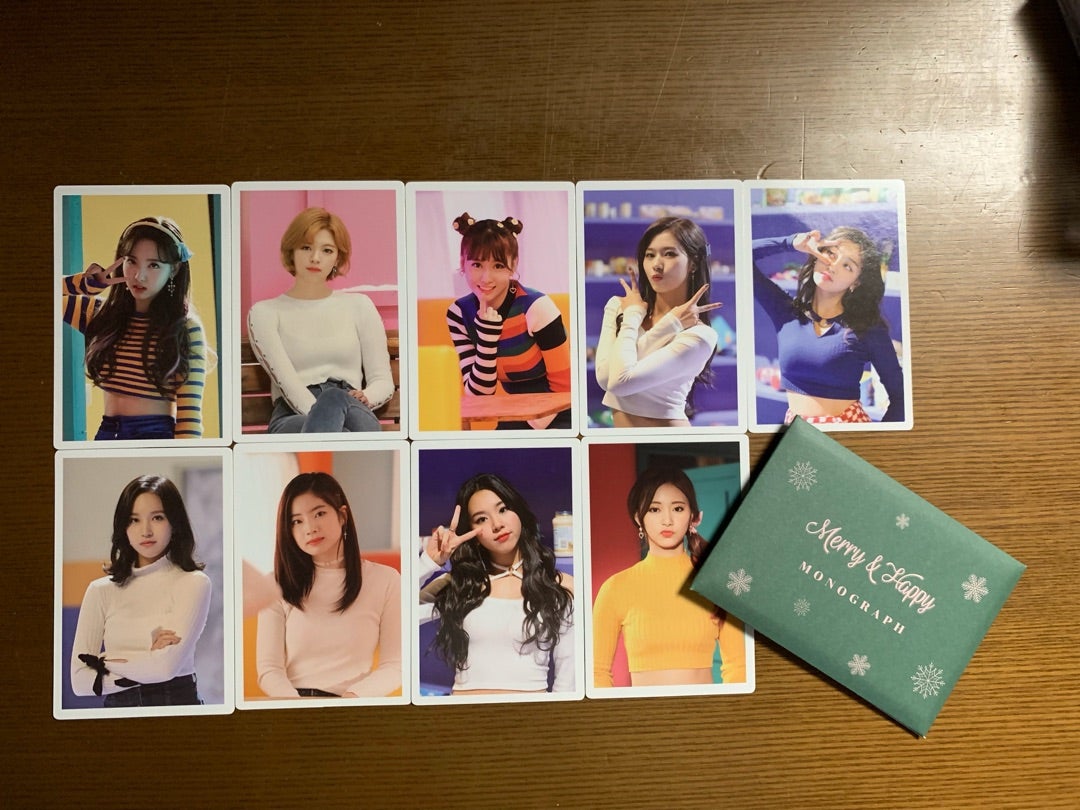 TWICE】〜monographの紹介〜 トレカ写真&相場も！part.1 | TWICE&ONCE