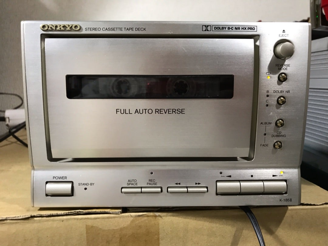 onkyo カセットデッキ K-185Ⅱ 修理 | トリ夫とチヨジのEWI(いーうぃー