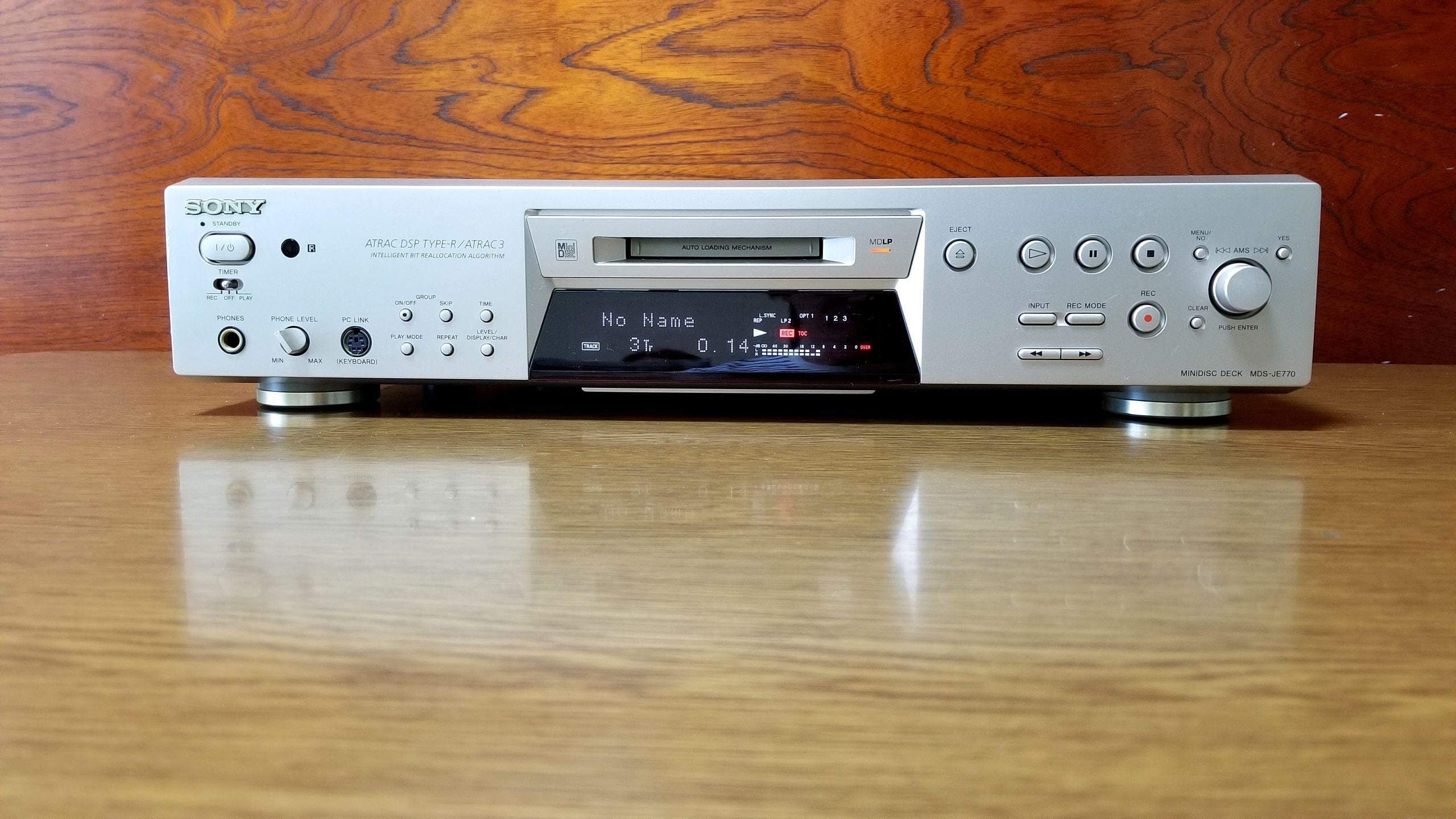 MDレコーダーデッキ SONY MDS-JE770 MDLP対応 完動品 | 驚愕の高音質