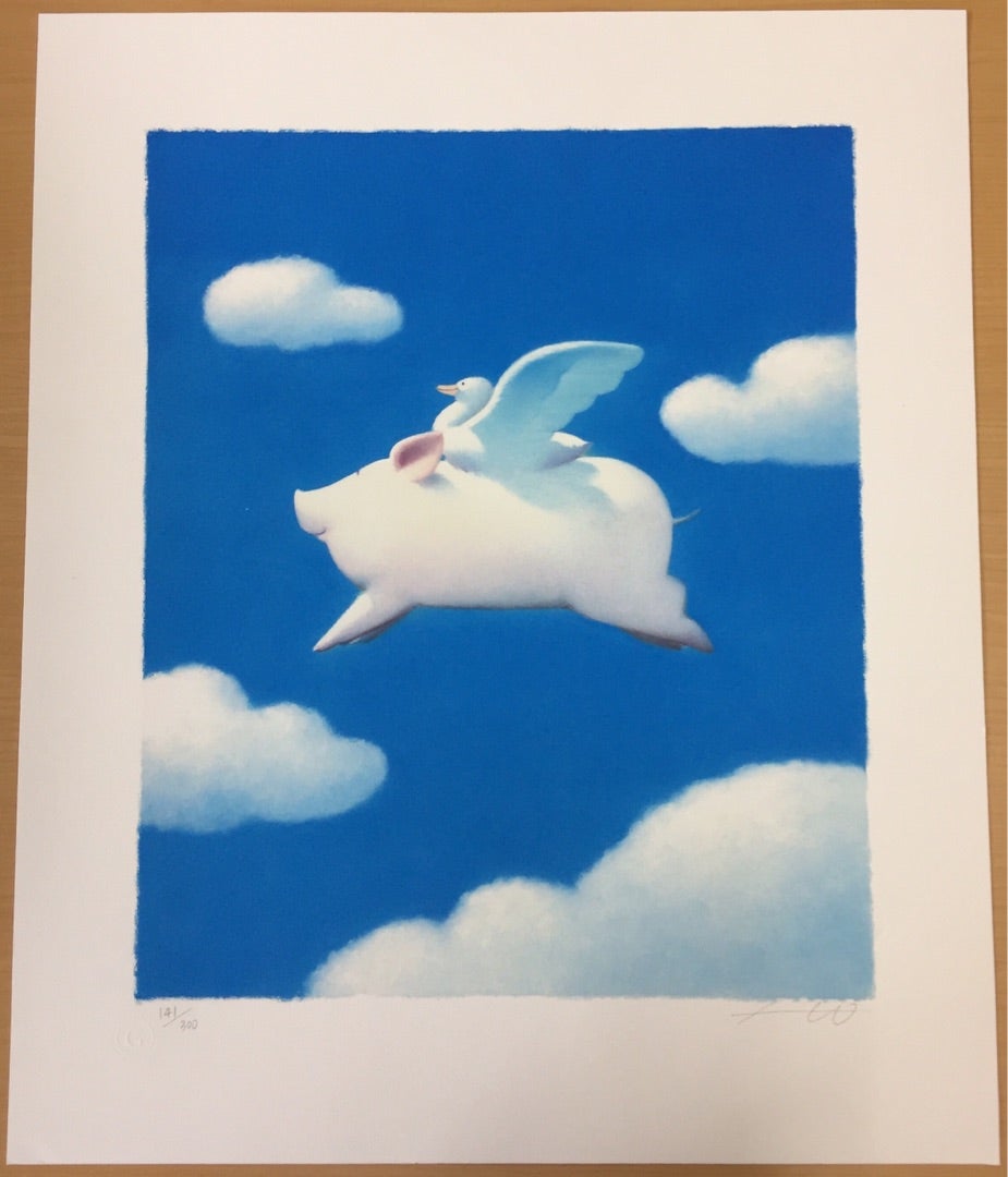 ☆P11☆渡辺宏 Hiroshi Watanabe「天使にあこがれて」ジクレー