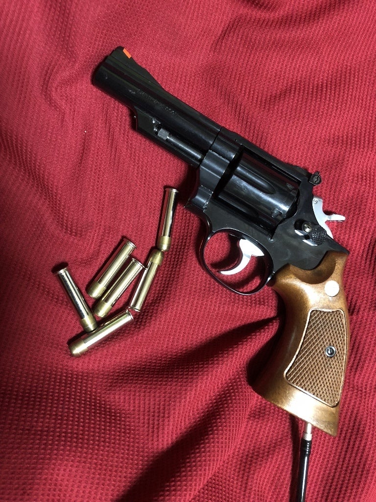 コクサイ S＆W M19 4インチ ガスリボルバー 初期型 動作改善