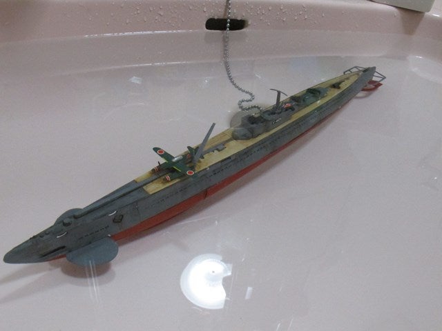 童友社 自動浮沈1／300 伊401製作～進水式、完成④ | DREAM FACTORY