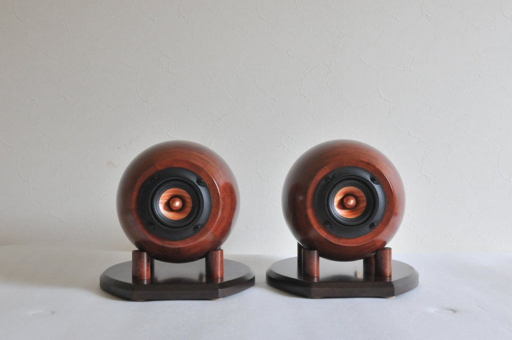 PARC Audio DCU-F101W2 卵形ラウンドフォルム Wood Eggスピーカー