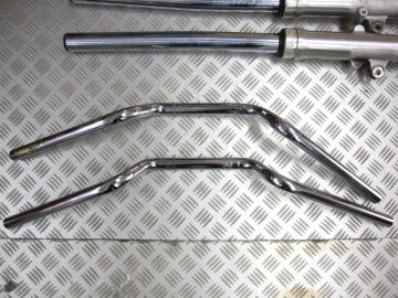 ヤマハ SR400 RH03J 転倒フロントフォーク曲がり・・・修理 | Sae's