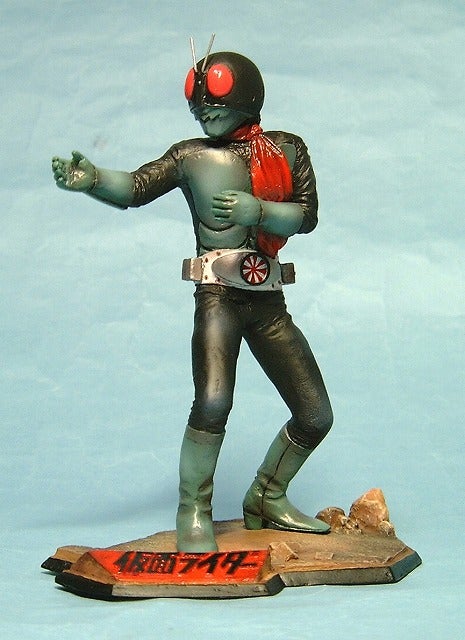 海洋堂・仮面ライダー旧1号・1/15 | プラモデル・ガレージキットの製作