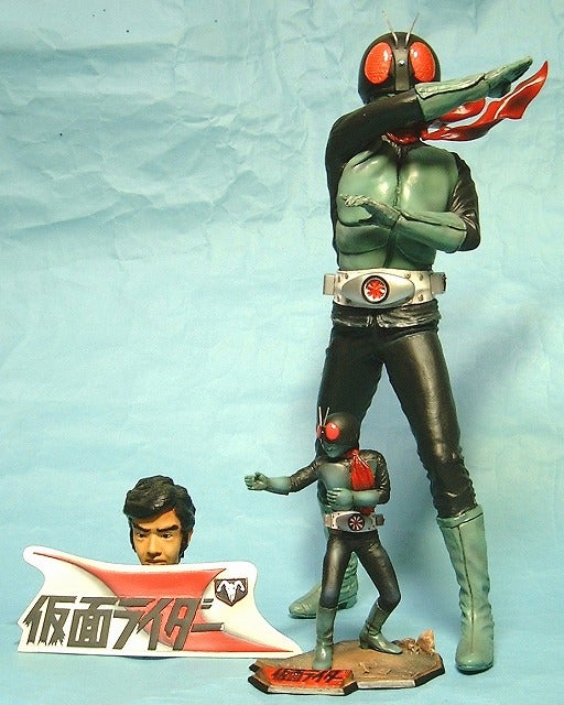 海洋堂・仮面ライダー旧1号・1/15 | プラモデル・ガレージキットの製作