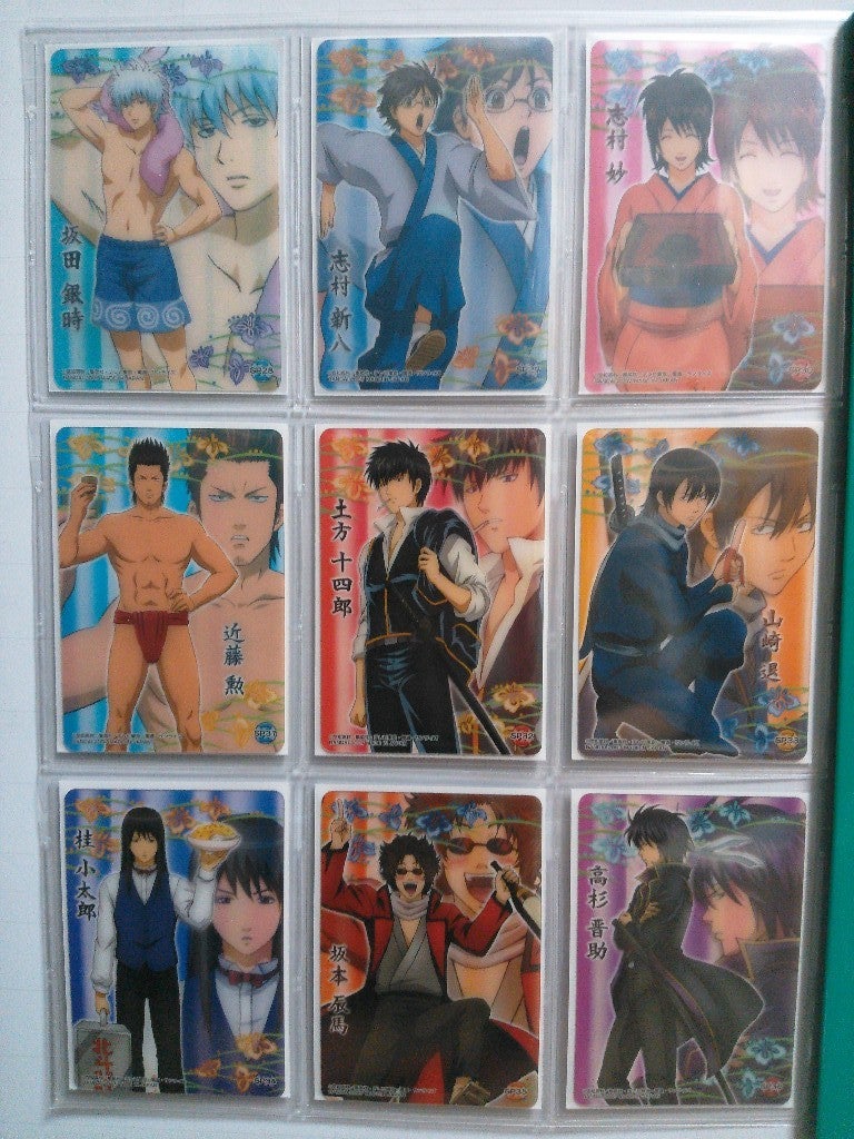 美品】112 枚銀魂カードガム（教訓）＆カードダス マスターズ （ほぼ