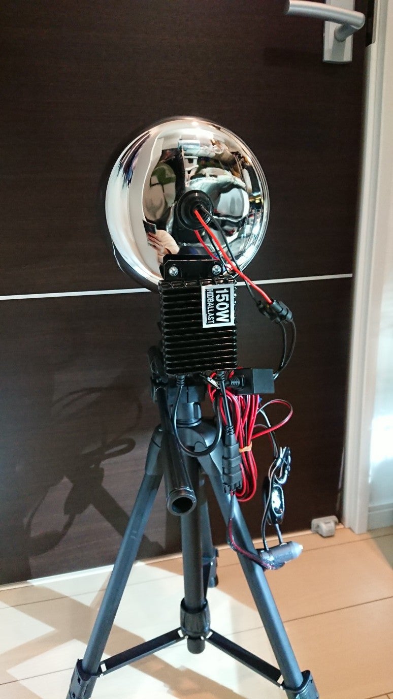 HIDライトトラップ 灯火採集 広角ライト | 今峰製HIDライト 製作奮闘記