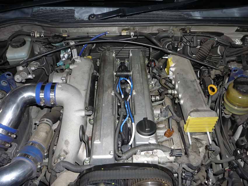 JZX100チェイサー！エンジン回りのメンテナンスです！ | 佐藤自動車の