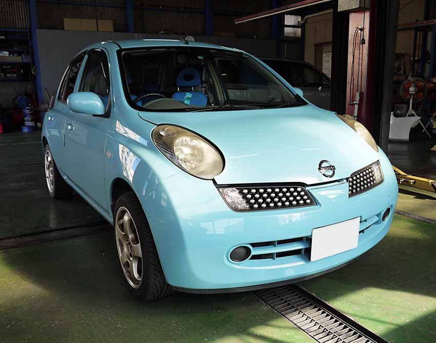 K12マーチ！ヒーター不良修理！1.5野口の部品を交換するのにダッシュ