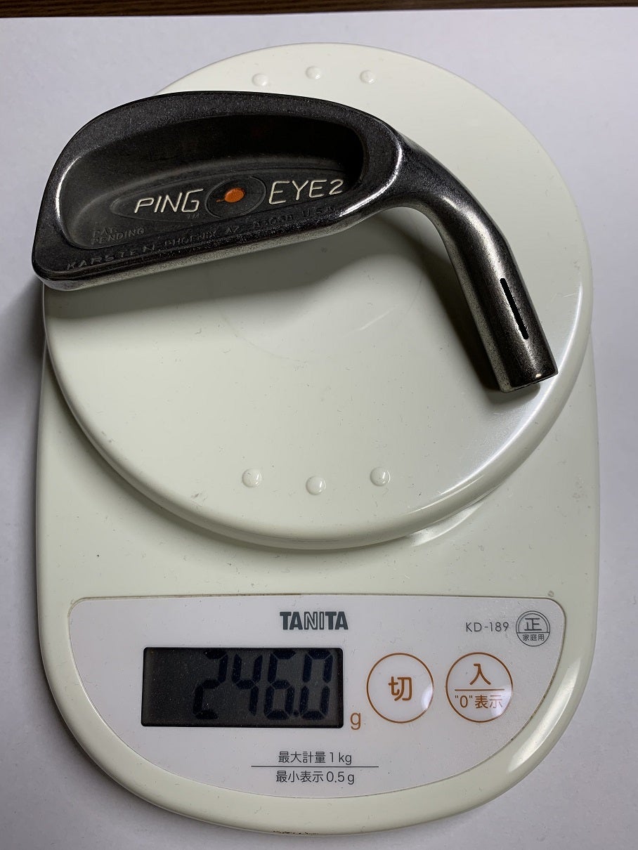 UPSIDE DOWN と EYE2 LITEのヘッド形状比較 | OLD PING EYE2 /UPSIDE