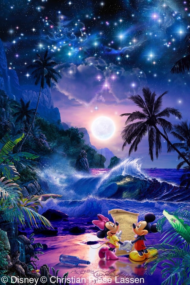 クリスチャン・ラッセン ミッキー ミニー アズワン クリスチャン