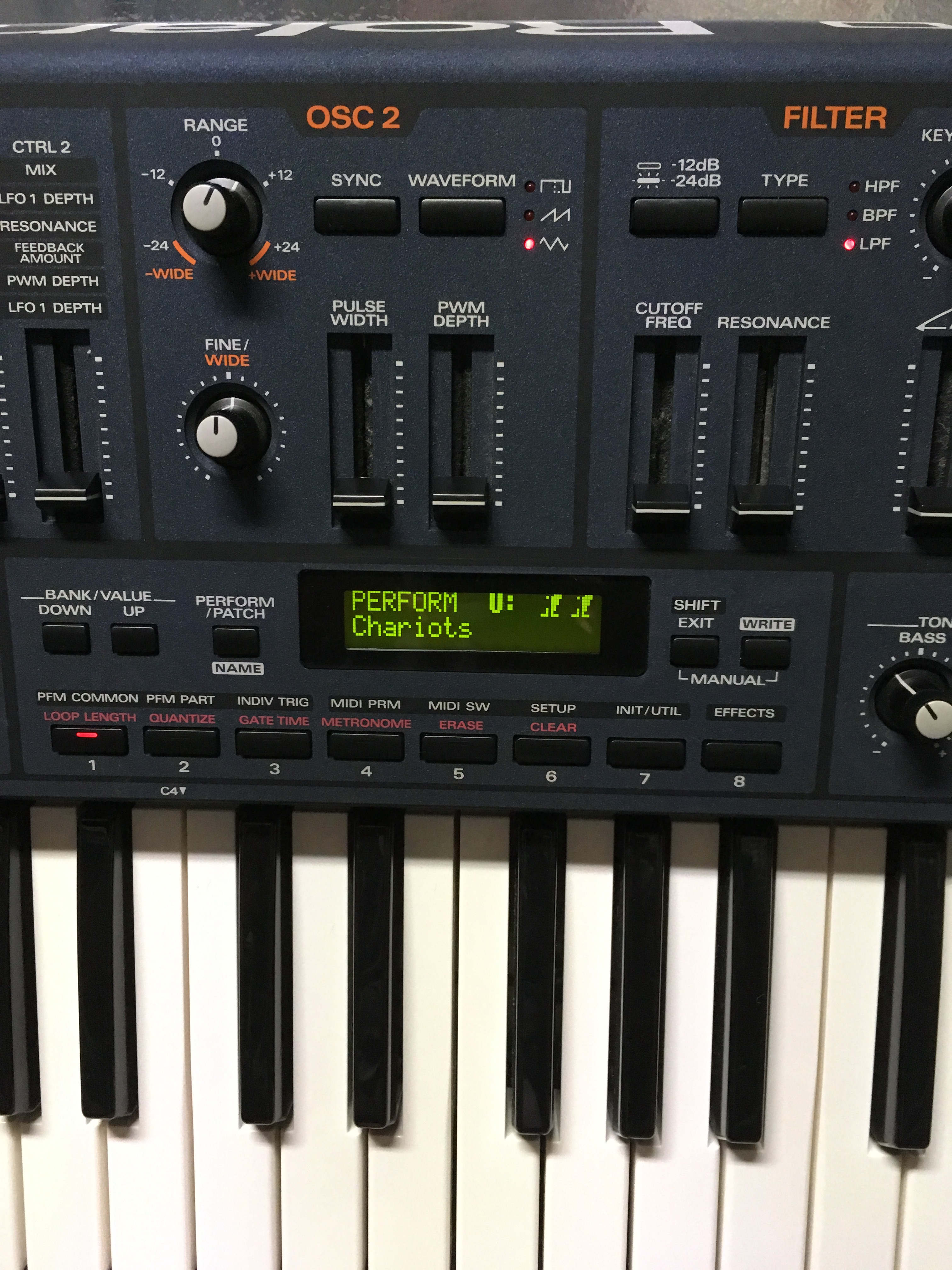 Roland JP-8000 もう一回調整 | catshellのブログ 伽之すうく ノスタル