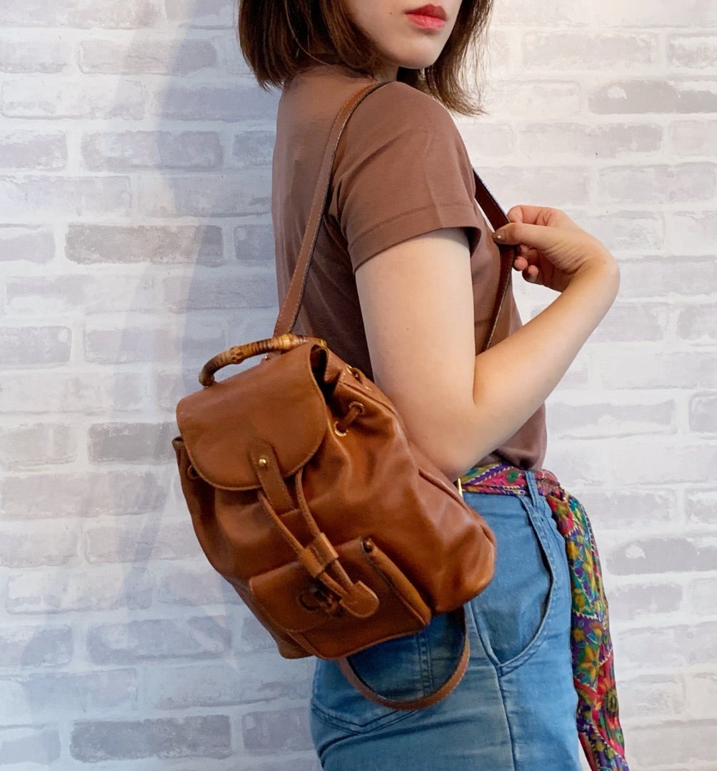 オールドグッチ バンブーミニリュックサックのご紹介♫ | Vintage Shop