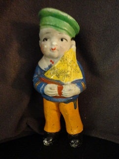 戦前の磁器人形4-②＝射的人形 子供の姿【小サイズ】 | アリタリアfuji